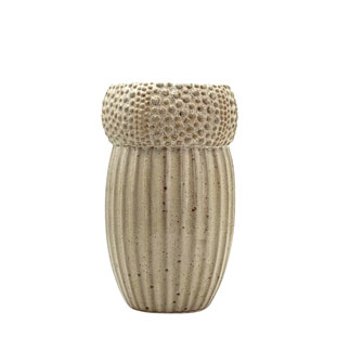 VASE ACORN XL BEIGE