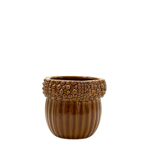 POT ACORN BROWN S