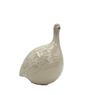 DECORATION PEARL HEN AIKO SNOW L