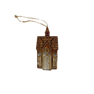 ORNAMENT TINY HOUS CHIMNEY