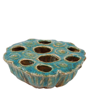VASE LAVA CORAL LARGE