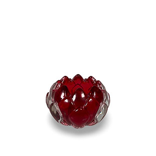 CANDLE HOLDER PROTEA RED