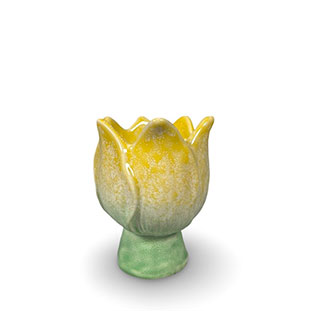 CANDLE HOLDER ARISTA YELLOW