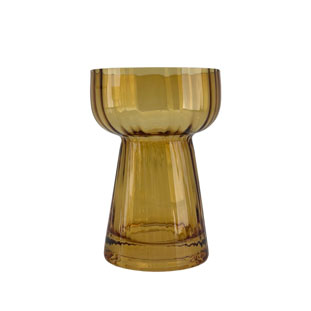 GLASS VASE AMI OCRA L