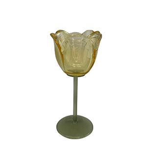 CANDLE HOLDER TULIA YELLOW S