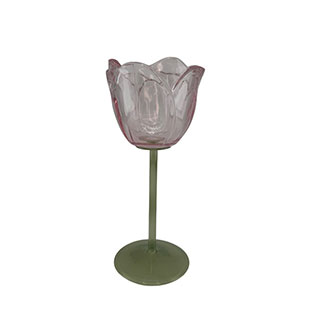CANDLE HOLDER TULIA PINK S