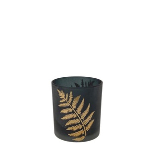 CANDLE HOLDER GOLDEN FERN SMALL