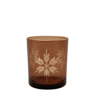 CANDLE HOLDER SNOWFLAKE SMALL