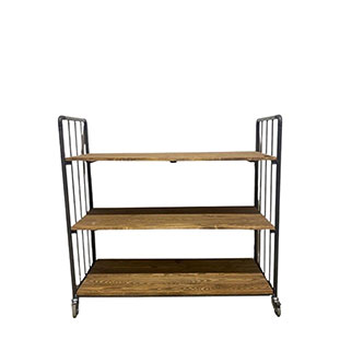 SHELF UFFE LOW WIDE LIN VALNÖT