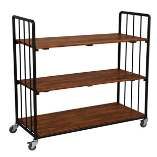 SHELF UFFE LOW WIDE LIN VALNÖT