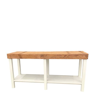 DECOR TABLE SMALL VALNÖT/GRÄDDVIT