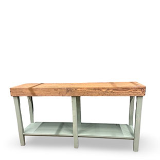 DECOR TABLE SMALL VALNÖT/ANTIKGRÖN