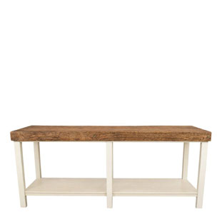 DECOR TABLE VALNÖT/GRÄDDVIT