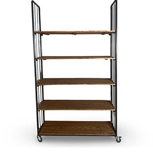 SHELF UFFE HIGH WIDE LIN VALNÖT