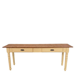 SIDE TABLE KRISTINA LIN VALNÖT/LJUSGUL