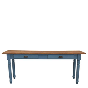 SIDE TABLE KRISTINA LIN VALNÖT/BERGBLÅ