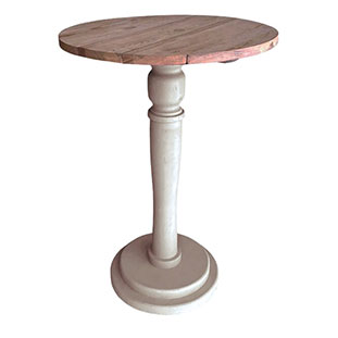 CAFÉ TABLE ELINA LIN VALNÖT/GRÄDDVIT