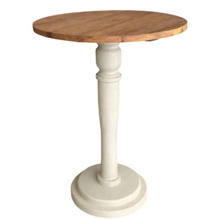 CAFÉ TABLE ELINA LIN VALNÖT/GRÄDDVIT