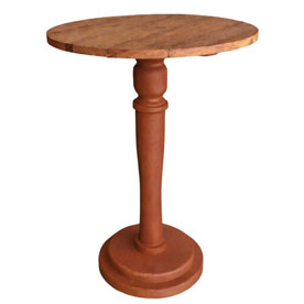 CAFÉ TABLE ELINA LIN VALNÖT/RÖDOCKRA