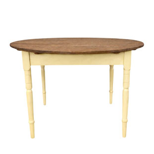 ROUND TABLE KRISTINA LIN VALNÖT/LJUSGUL