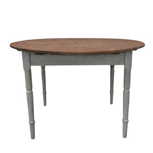 ROUND TABLE KRISTINA LIN VALNÖT/ANTIKGRÖN