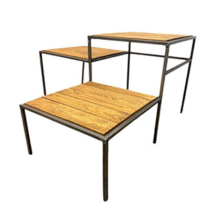 FLOWER STAND OUTY CORNER VALNÖT LIN