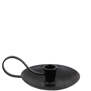 CANDLE HOLDER IRON WITH HANDLE