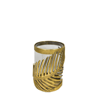 CANDLE HOLDER WRAPPED SMALL