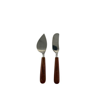 WOODY CHEESE KNIFES 2set
