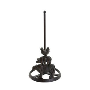 KITCHEN ROLL HOLDER RUSTIC