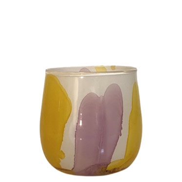 CANDLE HOLDER FAUCI PURPLE SMALL