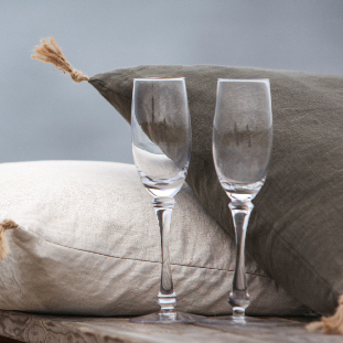CHAMPAGNE GLASS BLANC