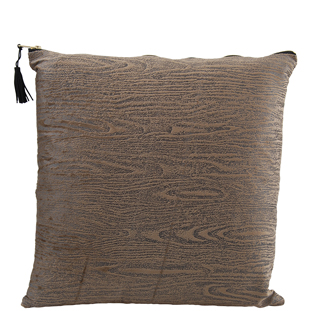 CUSHION COVER WOODY 45X45CM BROWN