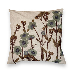 CUSHION COVER GERANIUM BLUE