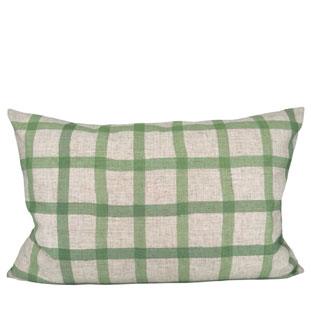 CUSHION COVER PATCH GREEN LONG