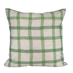 CUSHION COVER PATCH GREEN