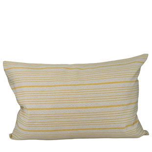 CUSHION COVER STRIA YELLOW LONG