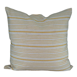CUSHION COVER STRIA YELLOW