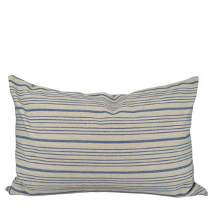 CUSHION COVER STRIA BLUE LONG