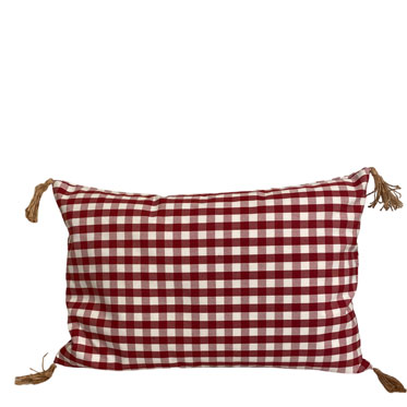 CUSHION COVER SIDE RED SMALL