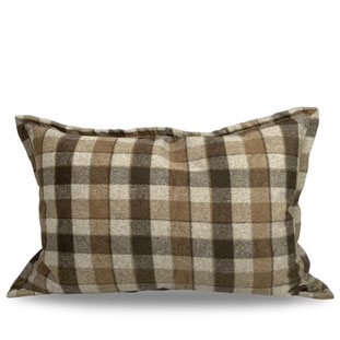 CUSHION COVER PIECE BROWN LONG