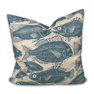 CUSHION COVER ASPIUS TEAL