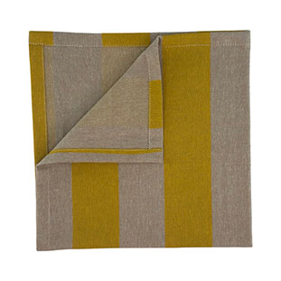 NAPKIN BLOCK STRIPE YELLOW