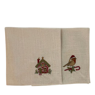 NAPKIN OUTLINE BIRD COTTAGE