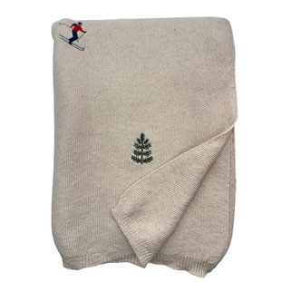 KNITTEED BLANKET PINE & SHINE