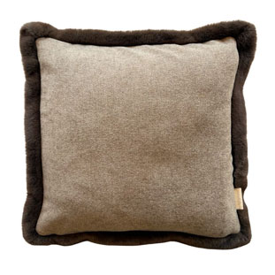 CUSHION COVER BRUNO BROWN