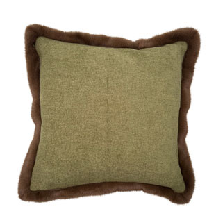 CUSHION COVER BRUNO GREEN