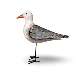 DECORATION BIRD GULL L