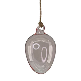HANGING EGG SHEERE LIGHT PINK S