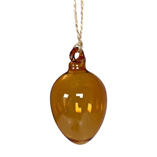 HANGING EGG SHEERE DARK OCRA SMALL